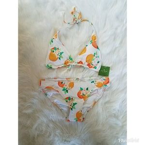 Kate Spade Capistrano Orange Blossom bikini • NWT